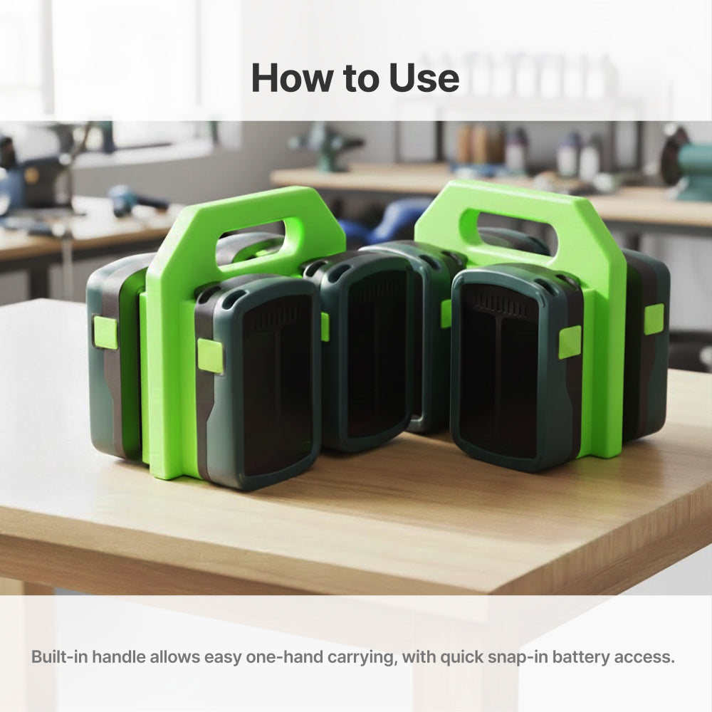Festool 18V Battery Caddy 4-PACK
