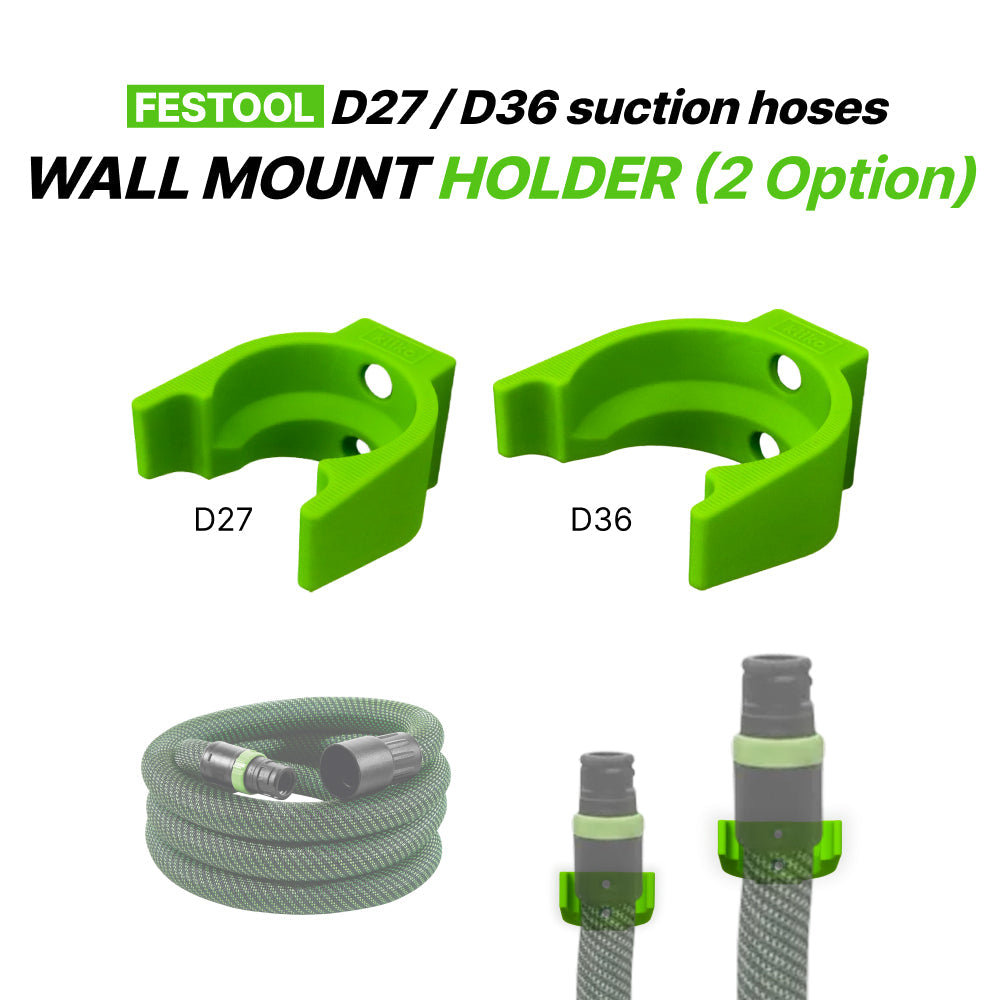 Festool D23 D36 Suction Hose wall mount Holder